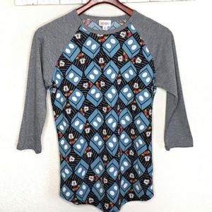 Lularoe Randy Disney Mickey Baseball Tshirt XS